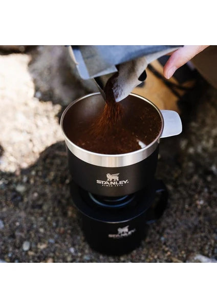 Stanley Klasik Brew Pour Over Paslanmaz Çelik Kahve Demleyici Siyah - 10