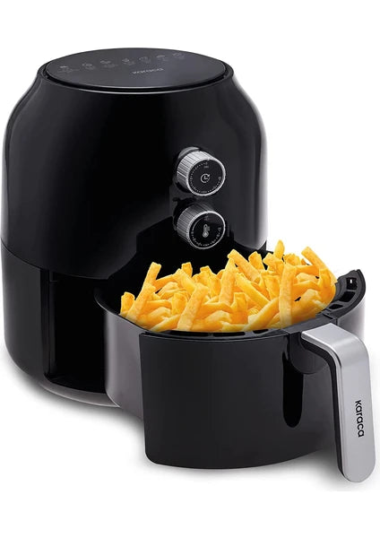 Karaca Foodrition Siyah Air Fryer Yağsız Fritöz 3,5 L - 3