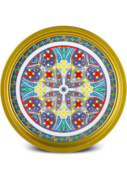 Karaca Napoli Metal Yuvarlak Tepsi 35 cm