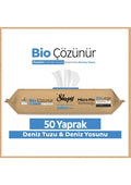 Sleepy Bio Çözünür Yüzey Temizlik Havlusu&Mendili Deniz Tuzu&Yosun 50 Yaprak
