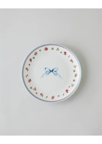 Maze Porselen 6'lı Pasta Tabağı 19 cm Renkli - 2
