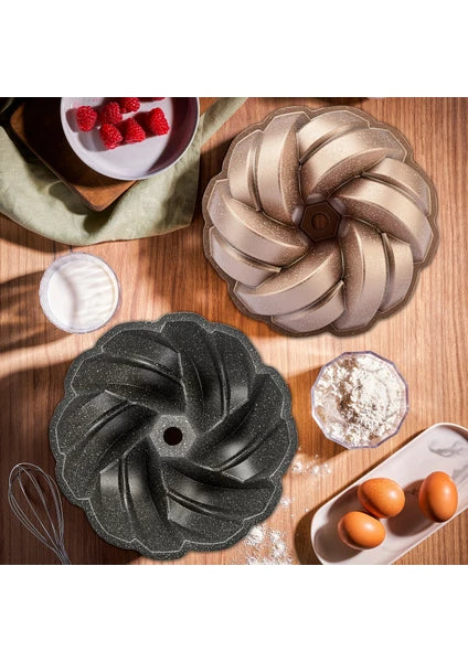 Emsan Maya Kek Kalıbı 27 cm Yapışmaz Özellikli Yüksek Isı Dayanımlı 1 Adet Rose Renk - 2