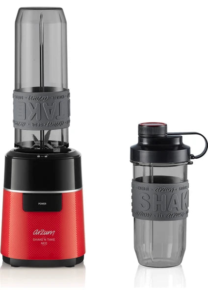 Arzum AR1147-K Shaken Take Neo Kişisel Blender - Kırmızı