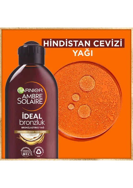 Garnier Ambre Solaire Ideal Bronzluk Bronzlaştırıcı Yağ 200Ml - 3