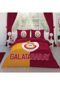 Taç Lisanslı Taç Galatasaray Parçali Logo Çift Kişilik Nevresim Takımı