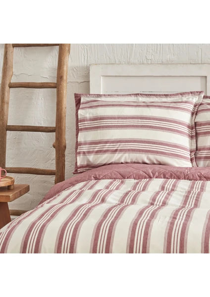 Karaca Home Dora Bordo Ipliği Boyalı Tek Kişilik Complete Takımı - 3