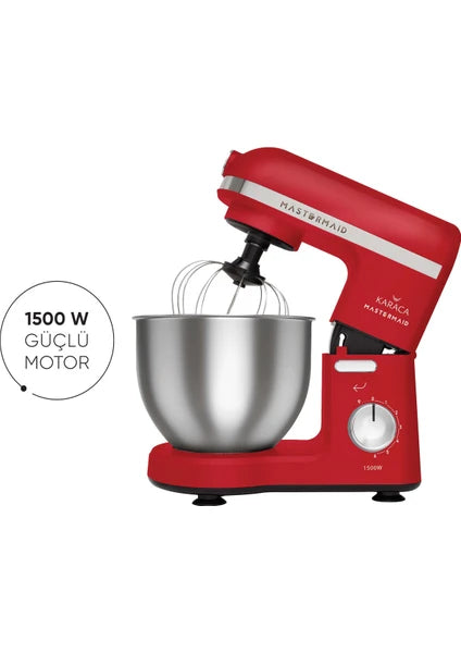 Karaca Mastermaid Chef Stand Mikser Red 1500W 5 Lt