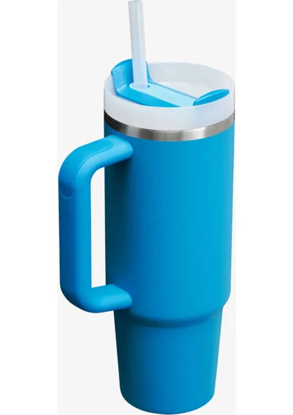 Stanley The Quencher H2.o Flowstate Termos 0.89L 30OZ Mavi Paslanmaz Çelik Ergonomik Tasarım - 2