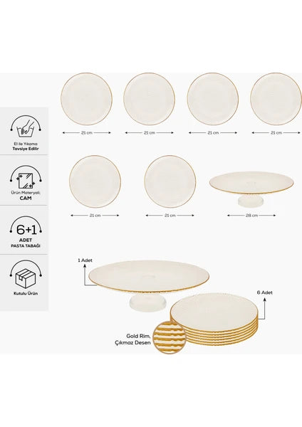 Karaca Tuana 7 Parça Pasta/Tatlı Seti - 6
