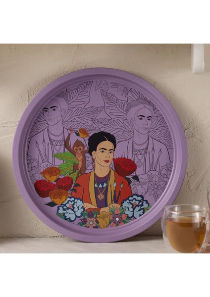 Karaca Frida Metal Yuvarlak Tepsi 35 cm