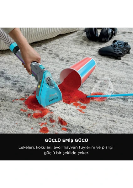 Shark Stainstriker Hairpro - Pet Başlıklı, Koltuk Yıkama Makinesi - 5