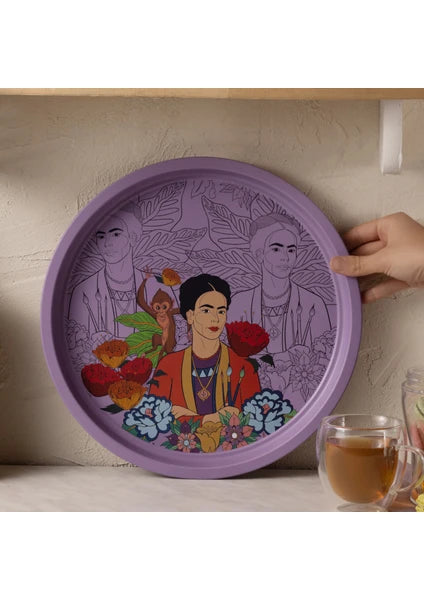 Karaca Frida Metal Yuvarlak Tepsi 35 cm - 2