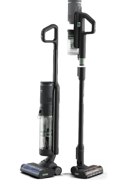 Philips 7000 Serisi AquaTrio Kablosuz Dikey Süpürge, Islak&Kuru Temizlik, Otomatik Temizleme ve Şarj İstasyonu, Kuru Süpürme Başlığı, XW7263/11