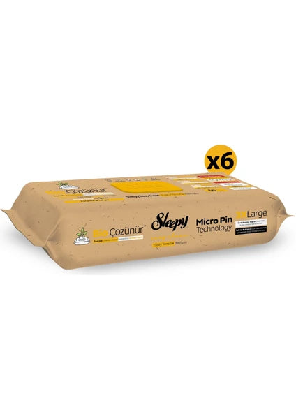 Sleepy Bio Çözünür Yüzey Temizlik Havlusu&Mendili Karanfil&Tarçın 6x50 (300 Yaprak)
 - 2