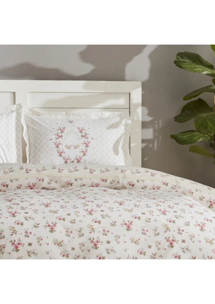 Karaca Home Sonya Yeşil %100 Pamuk Çift Kişilik Nevresim Takımı - 3
