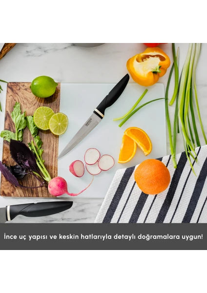 Karaca Proofcut 6 Parça Siyah Bıçak Seti - 6