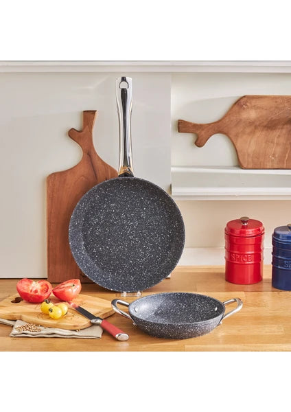 Karaca Biogranit Navy Stone Tava Sahan Set 20 cm + Tava 26 cm