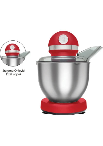 Karaca Mastermaid Chef Stand Mikser Red 1500W 5 Lt - 2