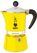 Bialetti Rainbow Moka Pot 1 Cup Sarı