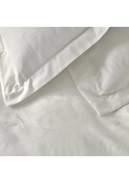 Karaca Home White Colletion Santino %100 Pamuk Çift Kişilik Nevresim Takımı - 4
