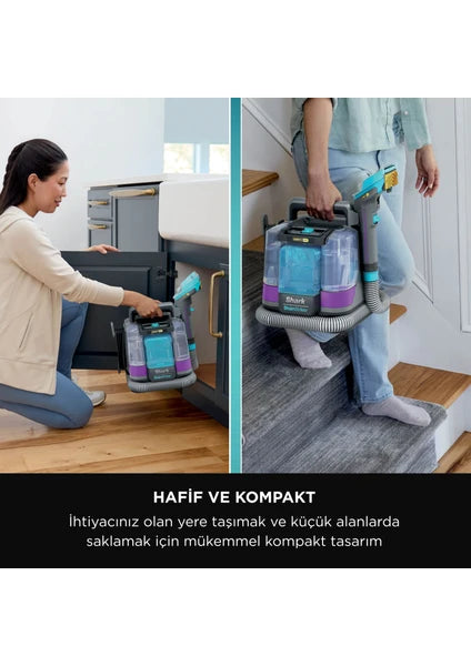 Shark Stainstriker Hairpro - Pet Başlıklı, Koltuk Yıkama Makinesi - 3