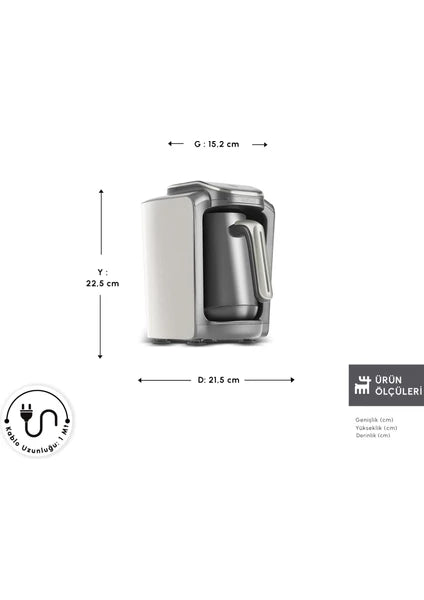 Karaca Hatır Neo Otomatik Kahve Makinesi 1000 ml Starlight Renkli Taşma Önleyici Özellik - 2