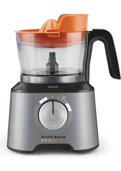 Karaca Mastermaid Power Max 11 In 1 Mutfak Robotu Cool Gray 2500W - 6