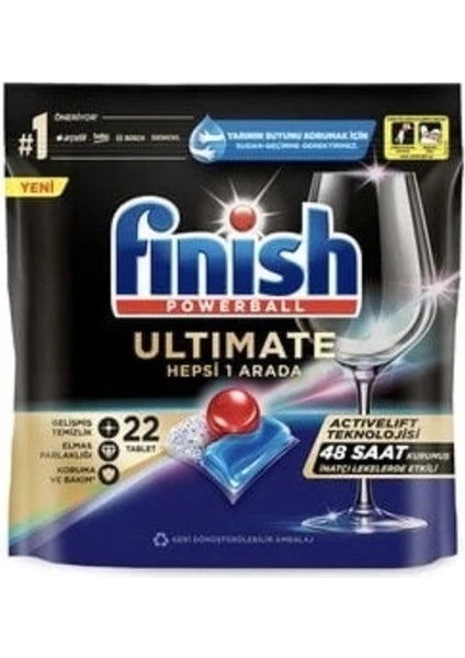 Finish Ultimate Hepsi 1 Arada 22 Tablet 283G ( 1 Adet )