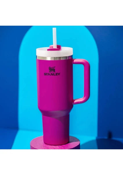 Stanley The Quencher H2.0 Flowstate™ Tumbler | 40 Oz (1,18 L) Fuşya Pipetli Termos - 4