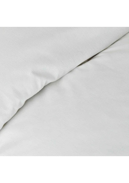 Karaca Home Back To Basic Beyaz %100 Pamuk Tek Kişilik Nevresim Takımı - 3